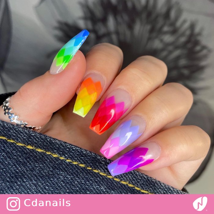 Neon Nails All Different Colors
